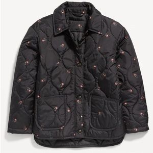 Old Navy Water-Resistant Quilted Button-Front Jacket